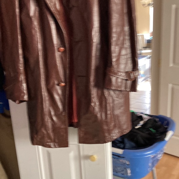 Vintage 70s leather jacket - Picture 3 of 4